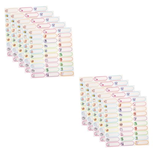 HOMSFOU 2 Sätze Namensaufkleber Namensetiketten Vinyl Hochzeit Schild Niedliche Etikettenaufkleber Etiketten Für Unisex Name Tag -aufkleber Pvc Selbstklebend 5 Blätter * 2 HOMSFOU 2 Sätze Namensaufkleber Namensetiketten Vinyl Hochzeit Schild Niedliche Etikettenaufkleber Etiketten Für Unisex Name Tag -aufkleber Pvc Selbstklebend 5 Blätter * 2 von HOMSFOU