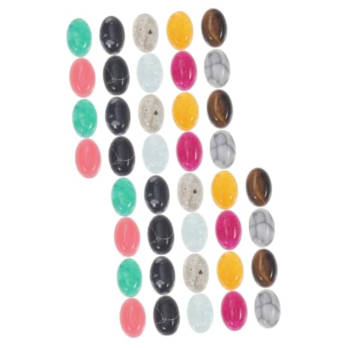 HOMSFOU 2 Sätze Natürliche Cabochons Steine Flache Rückseite Diy Schmuckherstellung Vielseitige Bastelmaterialien Für Dekoration Und Accessoires Zufällige 20 Stück * 2 HOMSFOU 2 Sätze Natürliche Cabochons Steine Flache Rückseite Diy Schmuckherstellung Vielseitige Bastelmaterialien Für Dekoration Und Accessoires Zufällige 20 Stück * 2 von HOMSFOU