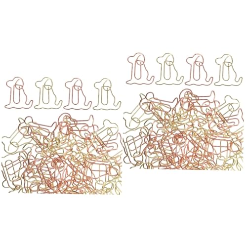 HOMSFOU 2 Sätze Niedliche Hund Büroklammern Papierclips Für Büro Schule Kreative Tier Form Langlebig Und Praktisch Für Dokumente Und Lesezeichen Für Hundeliebhaber 50 Stück * 2 von HOMSFOU