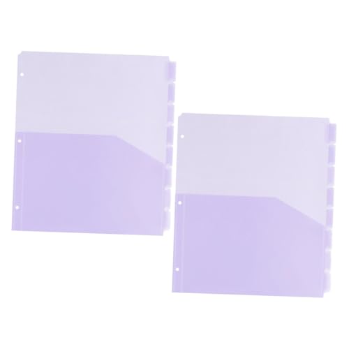 HOMSFOU 2 Sätze Organizer Taschen Langlebige Transparente Trennblätter mit Tab Einfacher Zugriff Vielseitige Dokumentenmappe für Büro und Schule HOMSFOU 2 Sätze Organizer Taschen Langlebige Transparente Trennblätter mit Tab Einfacher Zugriff Vielseitige Dokumentenmappe für Büro und Schule von HOMSFOU