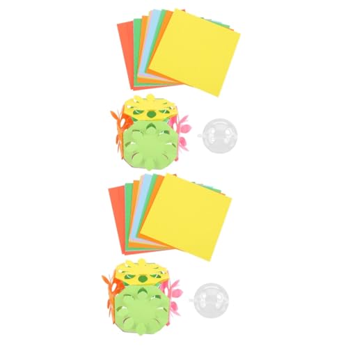 HOMSFOU 2 Sätze Papierschneidewerkzeug-set Origami Bastelsets Bausatz Kit Zur Papierherstellung Kinderhandwerk Kunsthandwerk Handwerkspapier Faltbares Papier Bastelpapier von HOMSFOU