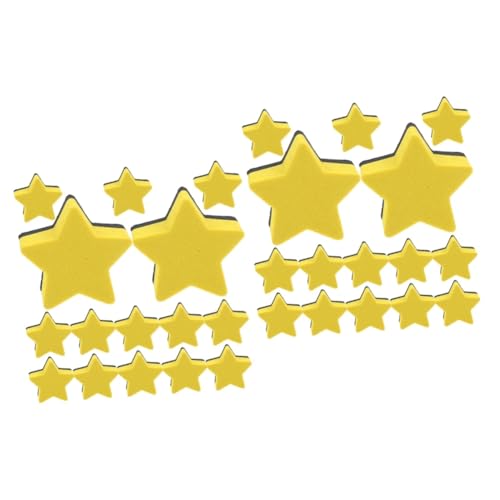 HOMSFOU 2 Sätze Pentagramm-radiergummi Whiteboard-wischwerkzeug Brett Abwischen Whiteboard Trocken Abwischbar Student Bretter Weiß Tipp Und Yellow Filzstoff 15 Stücke * 2 HOMSFOU 2 Sätze Pentagramm-radiergummi Whiteboard-wischwerkzeug Brett Abwischen Whiteboard Trocken Abwischbar Student Bretter Weiß Tipp Und Yellow Filzstoff 15 Stücke * 2 von HOMSFOU