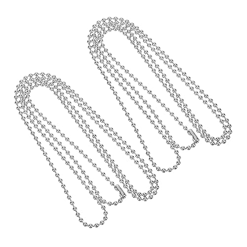 HOMSFOU 2 Sätze Perlenkette mit Verbindern für Diy Schlüsselanhänger und Schmuckherstellung Rostfrei und Anpassbar HOMSFOU 2 Sätze Perlenkette mit Verbindern für Diy Schlüsselanhänger und Schmuckherstellung Rostfrei und Anpassbar von HOMSFOU