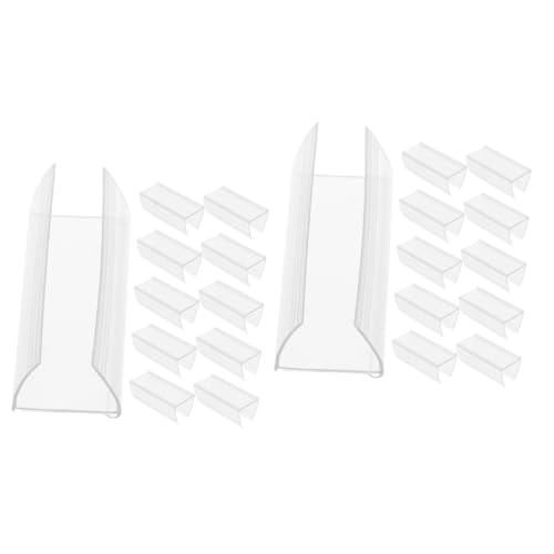 HOMSFOU 2 Sätze Preis Bar Clip Anzeige Durchsichtiger Regaletikettenhalter Etikettenhalter Für Supermärkte Plastikkorb -etiketthalter Stabiler Schilderhalter Pvc Transparent 60 Stück * 2 HOMSFOU 2 Sätze Preis Bar Clip Anzeige Durchsichtiger Regaletikettenhalter Etikettenhalter Für Supermärkte Plastikkorb -etiketthalter Stabiler Schilderhalter Pvc Transparent 60 Stück * 2 von HOMSFOU