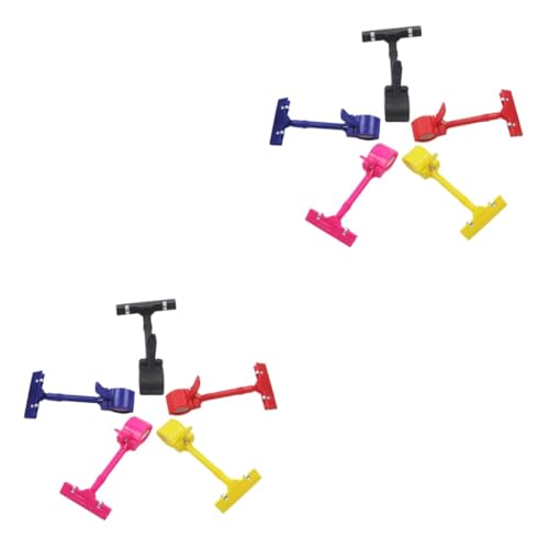 HOMSFOU 2 Sätze Preiskartenpreispapieraufkleber Fan-shop Geschäft Warenzeichenhalter Display-clips Für Einzelhandelsschilder Warenschild Clips Sign-display-clips Plastik 5 Stück * 2 von HOMSFOU