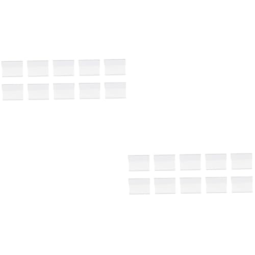 HOMSFOU 2 Sätze Preisschild Einzelhandel Inhaber Transparentes Etikett Etikettenhalter Preisaufsteller Buisiness Advlue Die Ad Preisanzeigehalter Preisanzeigeschild Plastik 10 Stück * 2 HOMSFOU 2 Sätze Preisschild Einzelhandel Inhaber Transparentes Etikett Etikettenhalter Preisaufsteller Buisiness Advlue Die Ad Preisanzeigehalter Preisanzeigeschild Plastik 10 Stück * 2 von HOMSFOU