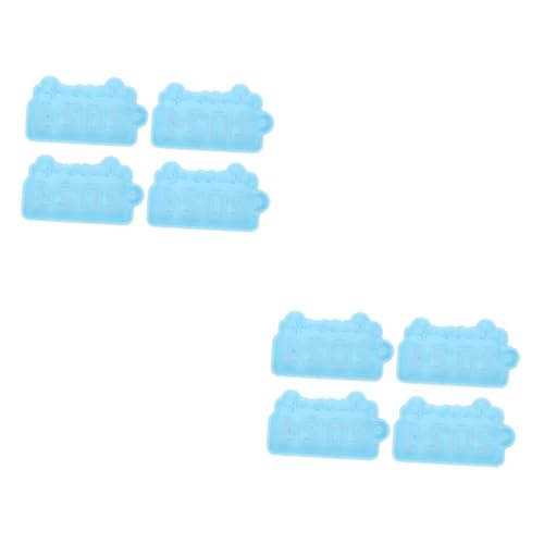 HOMSFOU 2 Sätze Schlüsselanhänger Basteln Groß Schlüsselkette Anhängerform Giessform Silikon Handwerksform Schlüsselbundformen Für Epoxid Kieselgel Blue 4 Stücke * 2 HOMSFOU 2 Sätze Schlüsselanhänger Basteln Groß Schlüsselkette Anhängerform Giessform Silikon Handwerksform Schlüsselbundformen Für Epoxid Kieselgel Blue 4 Stücke * 2 von HOMSFOU
