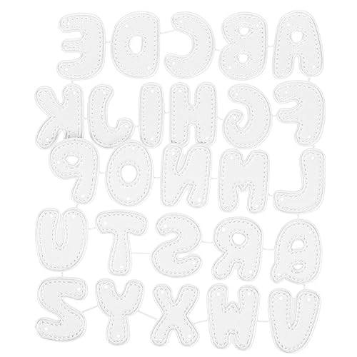 HOMSFOU 2 Sätze Scrapbooking-stanzformen Sterben Sammelalbum Alphabet-stanzteile Schrott Party Stanzteile Für Die Kartenherstellung Den Schnitt Machen Schnitt Stirbt Metall von HOMSFOU