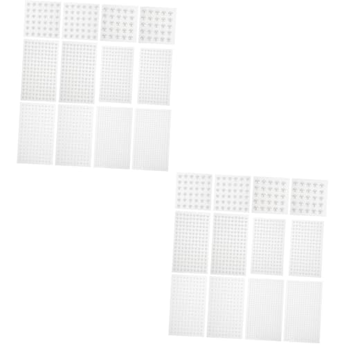 HOMSFOU 2 Sätze Selbstklebende Perlenaufkleber Dekorative Perlen Für Gesichts Make Up Und Bastelprojekte Weiße Perlen Für Festliche Anlässe Und Gestaltung 12 Blätter * 2 HOMSFOU 2 Sätze Selbstklebende Perlenaufkleber Dekorative Perlen Für Gesichts Make Up Und Bastelprojekte Weiße Perlen Für Festliche Anlässe Und Gestaltung 12 Blätter * 2 von HOMSFOU