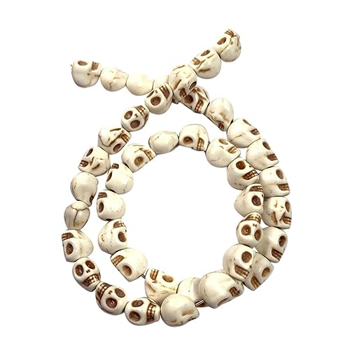 HOMSFOU 2 Sätze Skull Perlen Weißer Türkis Diy Schmuckperlen für Armbänder Halsketten Basteln Spacer Beads Langlebig Vielseitig für Halloween Schmuckherstellung HOMSFOU 2 Sätze Skull Perlen Weißer Türkis Diy Schmuckperlen für Armbänder Halsketten Basteln Spacer Beads Langlebig Vielseitig für Halloween Schmuckherstellung von HOMSFOU