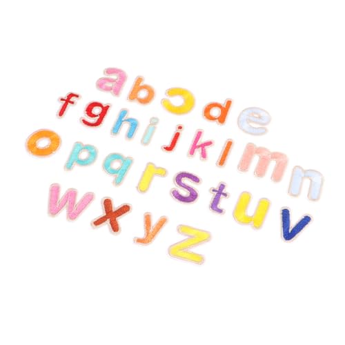 HOMSFOU 2 Sätze Stickelettaufkleber Alphabetapplikationen Jeans-patches Stickereiapplikationen Englische Buchstabenapplikation Kleiderflicken Polyesterfaden 26 Stück * 2 HOMSFOU 2 Sätze Stickelettaufkleber Alphabetapplikationen Jeans-patches Stickereiapplikationen Englische Buchstabenapplikation Kleiderflicken Polyesterfaden 26 Stück * 2 von HOMSFOU