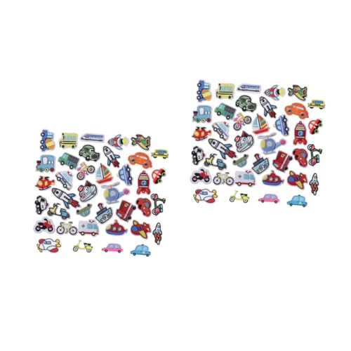 HOMSFOU 2 Sätze Teiliges Cartoon Kleidung Patches Aufnäher Für Kleidung Taschen Accessoires Für Diy Und Reparaturen 38 Stück * 2 von HOMSFOU