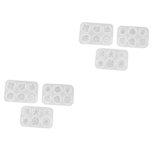 HOMSFOU 2 Sätze Teiliges Daisy Silikonformen Diy Blütenformen Für Seifenherstellung Und Epoxidharz Vielseitige Bastelwerkzeuge Für Projekte Und 3 Stücke * 2 von HOMSFOU