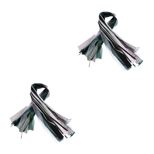 HOMSFOU 2 Sätze Teiliges Diy Haarschleifenband Set Dunkelgrün Handgemachte Bänder Für Haarschmuck Dekoration Und Bastelarbeiten Langlebig Und Farbecht 22 Stück * 2 von HOMSFOU