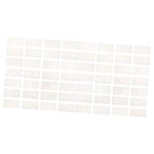 HOMSFOU 2 Sätze Teiliges Diy Mandala Malvorlagen Wiederverwendbare Schablonen Für Bastelprojekte Für Malerei Zeichnung Und Heimdekoration 56 Stücke * 2 von HOMSFOU