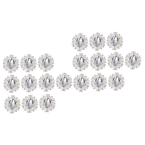 HOMSFOU 2 Sätze Teiliges Diy Strass Schmuckset Alloy Broschen Für Kleidungsgestaltung Für Hochzeiten Und Partys Langlebige Materialien Accessoires Für Schmuckliebhaber 10 Stück * 2 von HOMSFOU