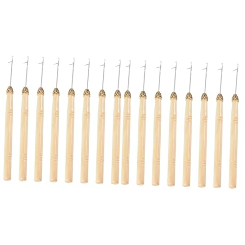 HOMSFOU 2 Sätze Teiliges Dreadlock Häkelnadeln Mit Holzgriff Hochwertige Edelstahlwerkzeuge Zum Flechten Und Fixieren Von Dreads Für Haarverlängerungen Und Haarstyling 8 Stück * 2 HOMSFOU 2 Sätze Teiliges Dreadlock Häkelnadeln Mit Holzgriff Hochwertige Edelstahlwerkzeuge Zum Flechten Und Fixieren Von Dreads Für Haarverlängerungen Und Haarstyling 8 Stück * 2 von HOMSFOU