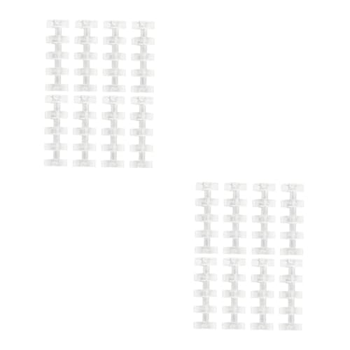 HOMSFOU 2 Sätze Teiliges Flexibler Transparenter Lose Binder Mit Fünf Löchern Kreative Segmentierte Ringbuch Ordner Für Scrapbooking Und Notizen Langlebig Und Praktisch 8 Stücke * 2 von HOMSFOU