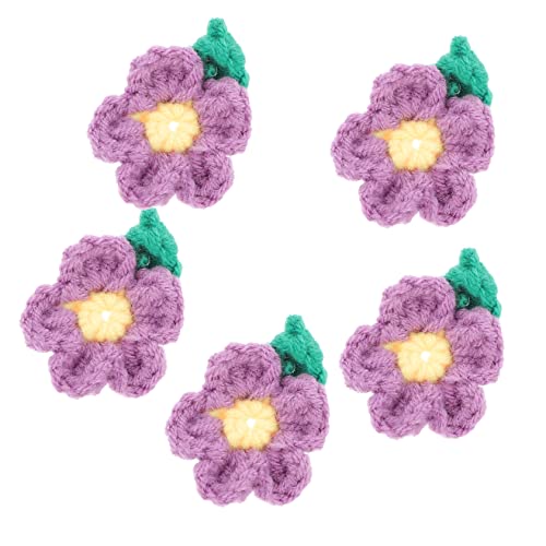 HOMSFOU 2 Sätze Teiliges Häkelblumen Applikationen Bunte Diy Dekoration Für Kleidung Handgefertigte Stoffflicken Zur Verschönerung Kreative Blumenverzierungen 5 Stücke * 2 HOMSFOU 2 Sätze Teiliges Häkelblumen Applikationen Bunte Diy Dekoration Für Kleidung Handgefertigte Stoffflicken Zur Verschönerung Kreative Blumenverzierungen 5 Stücke * 2 von HOMSFOU