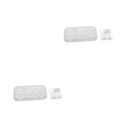 HOMSFOU 2 Sätze Teiliges Silikon Antler Gießform Set Praktische Diy Silikonformen Für Handgemachte Dekorationen Für Epoxidharz Projekte Und Kreative Bastelarbeiten 2 Stück * 2 HOMSFOU 2 Sätze Teiliges Silikon Antler Gießform Set Praktische Diy Silikonformen Für Handgemachte Dekorationen Für Epoxidharz Projekte Und Kreative Bastelarbeiten 2 Stück * 2 von HOMSFOU