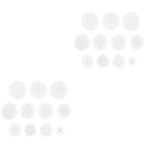 HOMSFOU 2 Sätze Teiliges Silikonformen Schneeflocken Diy Epoxidharz Gießform Für Anhänger Und Schmuck Für Kreative Handarbeiten Und 11 Stücke * 2 von HOMSFOU