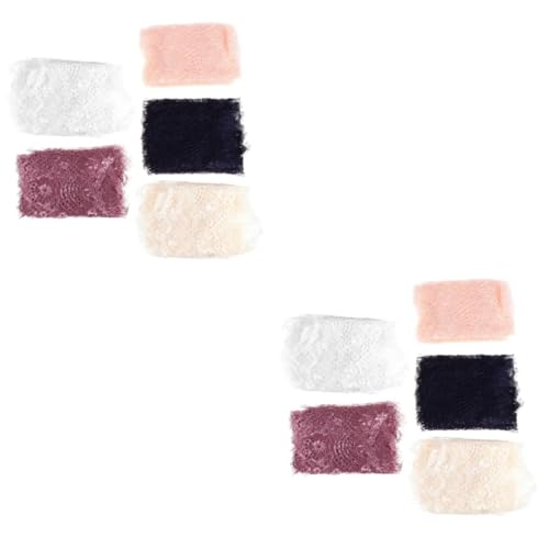 HOMSFOU 2 Sätze Teiliges Spitzenband Dekorative Spitzenborte Für Diy Kleidung Handarbeiten Hochzeit Und Bastelprojekte Breit Gemischte Farben Polyester 5 Stück * 2 HOMSFOU 2 Sätze Teiliges Spitzenband Dekorative Spitzenborte Für Diy Kleidung Handarbeiten Hochzeit Und Bastelprojekte Breit Gemischte Farben Polyester 5 Stück * 2 von HOMSFOU