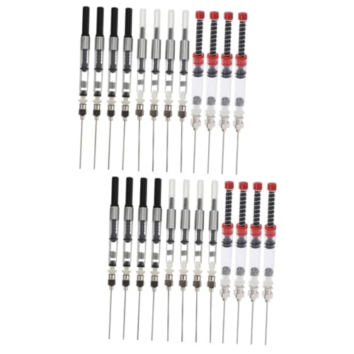 HOMSFOU 2 Sätze Tintenabsorber Füller Füllung Matrose Tintenaufnahme Für Füllfederhalter Tinte Für Stifte Feder Tintenkonverter Füllstift Vakuum-füllfederhalter Plastik 12 Stück * 2 HOMSFOU 2 Sätze Tintenabsorber Füller Füllung Matrose Tintenaufnahme Für Füllfederhalter Tinte Für Stifte Feder Tintenkonverter Füllstift Vakuum-füllfederhalter Plastik 12 Stück * 2 von HOMSFOU