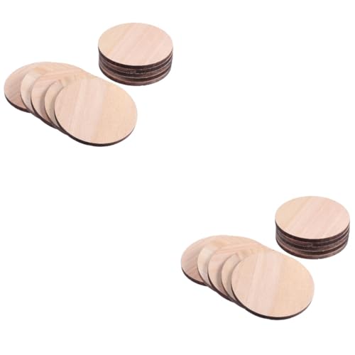HOMSFOU 2 Sätze Unvollendete Holzscheiben Für Diy Bastelprojekte Runde Holzplatten Durchmesser Dicke Zum Malen Färben Und Dekorieren Für Feste Und Kreative Deko Ideen 10 Stück * 2 HOMSFOU 2 Sätze Unvollendete Holzscheiben Für Diy Bastelprojekte Runde Holzplatten Durchmesser Dicke Zum Malen Färben Und Dekorieren Für Feste Und Kreative Deko Ideen 10 Stück * 2 von HOMSFOU
