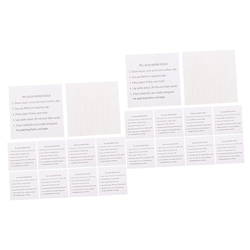 HOMSFOU 2 Sätze Zuschuss Zur Zeltreparatur Tipps Patch Reparaturflicken Für Schwimmring Aufblasbares Flicken-reparaturset Aufblasbarer Flicken Tpu 25 Stücke * 2 von HOMSFOU