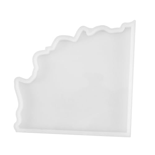 HOMSFOU 2 Stck. Silikonform für Untersetzer Diy Gießform für Kreative Bastelprojekte Flexibel Hochtransparent Einfach zu Entformen Reinigen für Dekorationen und von HOMSFOU