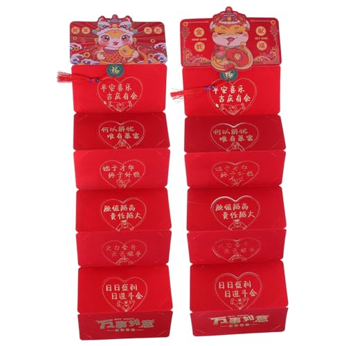 HOMSFOU 2 Stück 2025 Jahr Der Schlange Roter Umschlag Briefumschläge Geldhalter Für Hochzeitskarten Neues Jahr Red Envelope -tasche Hochzeitsumschläge Rote Tasche Shagun-umschläge Papier HOMSFOU 2 Stück 2025 Jahr Der Schlange Roter Umschlag Briefumschläge Geldhalter Für Hochzeitskarten Neues Jahr Red Envelope -tasche Hochzeitsumschläge Rote Tasche Shagun-umschläge Papier von HOMSFOU