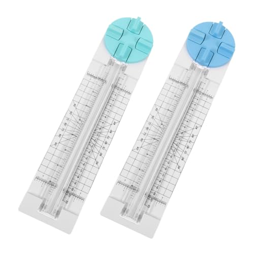 HOMSFOU 2 Stück 4-in-1-Papierschneider Mini-Papierschneider Papierstanzer zum Basteln Schneidemaschine rotierender Papierschneider Bastelbedarf aus Papier Plastik HOMSFOU 2 Stück 4-in-1-Papierschneider Mini-Papierschneider Papierstanzer zum Basteln Schneidemaschine rotierender Papierschneider Bastelbedarf aus Papier Plastik von HOMSFOU