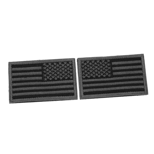 HOMSFOU 2 Stück Amerikanische Flagge Klett Patches Bestickte Militärische Armband Aufnäher Dekorative Flaggen Applikationen für Kleidung Rucksäcke und Uniformen Graue Taktische HOMSFOU 2 Stück Amerikanische Flagge Klett Patches Bestickte Militärische Armband Aufnäher Dekorative Flaggen Applikationen für Kleidung Rucksäcke und Uniformen Graue Taktische von HOMSFOU