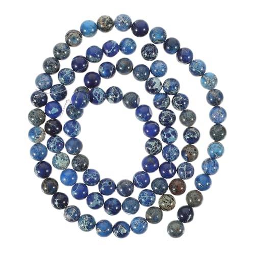 HOMSFOU 2 Stück Beaded Armband Edelstein Blaue Königstein Perlen Schmuck für Diy Halskette und Armband für Geschenkideen und Besondere Anlässe von HOMSFOU