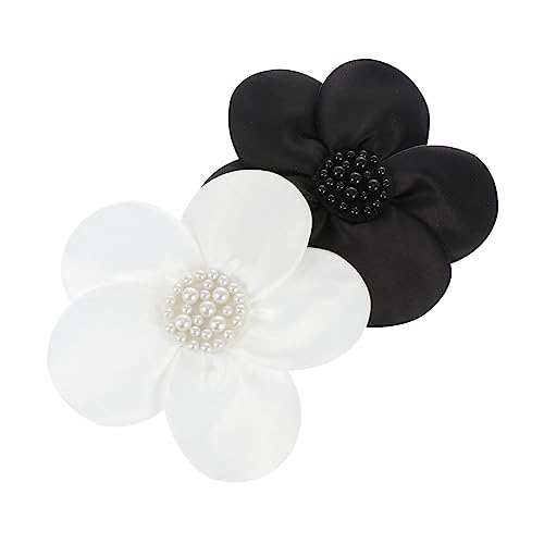 HOMSFOU 2 Stück Bestickte Perlen Blumen Patches Fünfblättrige DIY Applikationen für Kleidung und Strickwaren Handgemachte Stoffblumen zum Aufnähen Kreativer Modeschmuck Schwarz und Weiß HOMSFOU 2 Stück Bestickte Perlen Blumen Patches Fünfblättrige DIY Applikationen für Kleidung und Strickwaren Handgemachte Stoffblumen zum Aufnähen Kreativer Modeschmuck Schwarz und Weiß von HOMSFOU