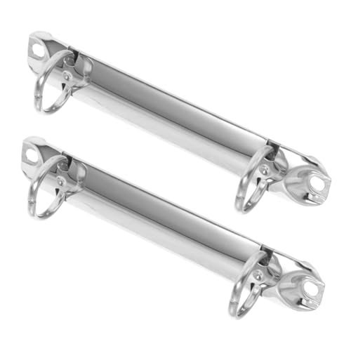 HOMSFOU 2 Stück Binderverschluss Abnehmbarer Loseblattring Ringbuchklemme Aus Metall Ringbuch-clip Ringclip Aus Metall Dateiordner-clip Ordnerklammer Klemme Für Schnellhefter Silver Eisen HOMSFOU 2 Stück Binderverschluss Abnehmbarer Loseblattring Ringbuchklemme Aus Metall Ringbuch-clip Ringclip Aus Metall Dateiordner-clip Ordnerklammer Klemme Für Schnellhefter Silver Eisen von HOMSFOU