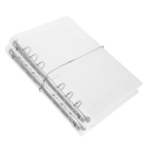 HOMSFOU 2 Stück Bücherregalhülle Notizbuchhülle Für Loseblattordner A6 6 Loch Ordner Budget Ordnerhülle Loseblatt Ordnerhülle 6 Ring A6 Tagebuchhülle Mini HOMSFOU 2 Stück Bücherregalhülle Notizbuchhülle Für Loseblattordner A6 6 Loch Ordner Budget Ordnerhülle Loseblatt Ordnerhülle 6 Ring A6 Tagebuchhülle Mini von HOMSFOU