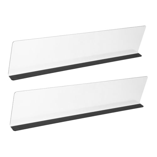 HOMSFOU 2 Stück Computer Nachrichtentafel Bürozubehör Computerzubehör Monitorzubehör Monitor Notizhalter Tafel Notizhalter Monitor Seiten Memoboard Memohalter Acryl von HOMSFOU