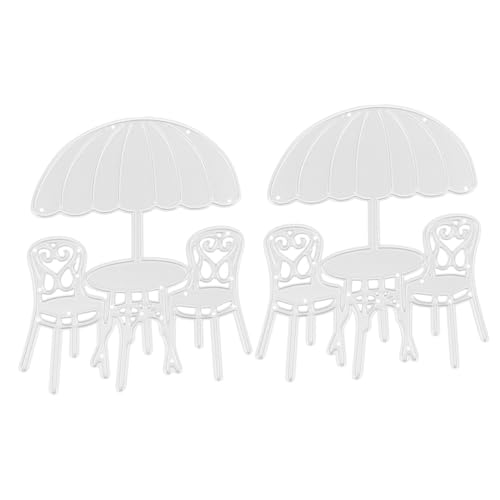 HOMSFOU 2 Stück Diy Sonnenparasol Metall Schneideform Kreative Stanzschablone für Kartenbasteln Prägeschablone für Scrapbooking und Papierdekoration für Geburtstags und Festtagsprojekte HOMSFOU 2 Stück Diy Sonnenparasol Metall Schneideform Kreative Stanzschablone für Kartenbasteln Prägeschablone für Scrapbooking und Papierdekoration für Geburtstags und Festtagsprojekte von HOMSFOU