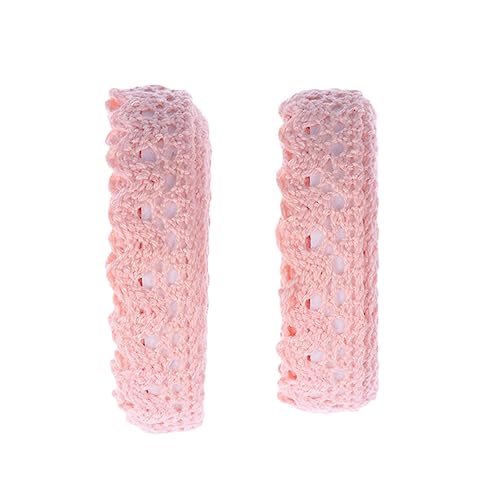 HOMSFOU 2 Stück Diy Spitzenband Klebeband Selbstklebendes Dekoratives Tape für Scrapbooking Handwerksprojekte und Tagebuchgestaltung Zartem Rosa für Bastelarbeiten und von HOMSFOU