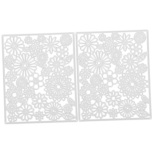 HOMSFOU 2 Stück Diy Stanzschablone für Einfache Design Stanzform für Scrapbooking Kartenherstellung und Bastelprojekte für Diy Dekorationen von HOMSFOU