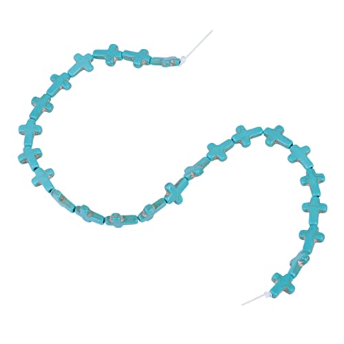 HOMSFOU 2 Stück Diy-scheibe Halskette Stein-anhänger Achat Charme Natürlich Handwerk Steinkreuzperlen Schmuck Herstellung Kreuzen Reine Farbsteinperlen Türkis Blue HOMSFOU 2 Stück Diy-scheibe Halskette Stein-anhänger Achat Charme Natürlich Handwerk Steinkreuzperlen Schmuck Herstellung Kreuzen Reine Farbsteinperlen Türkis Blue von HOMSFOU