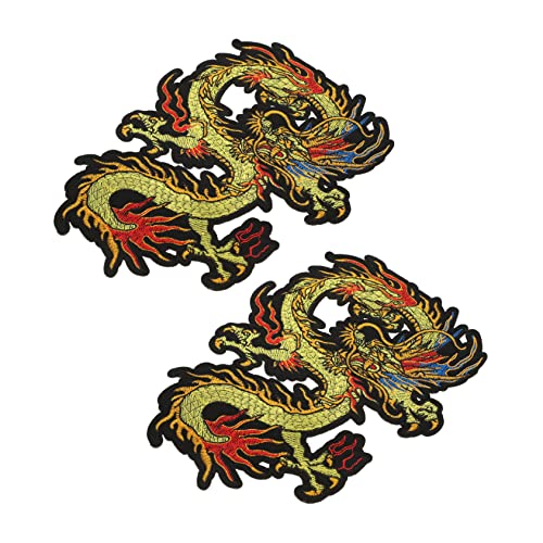 HOMSFOU 2 Stück Drache Stickerei Aufnäher Einzigartige Bügelapplikationen für Kleidung Taschen und Diy Projekte HOMSFOU 2 Stück Drache Stickerei Aufnäher Einzigartige Bügelapplikationen für Kleidung Taschen und Diy Projekte von HOMSFOU