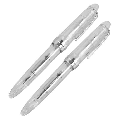 HOMSFOU 2 Stück Einfacher Füllfederhalter Kalligraphiekolben Wiederverwendbarer Füllfederhalter Reisestift Multifunktionsstift Glatter Schreibstift Tintenfüllfederhalter HOMSFOU 2 Stück Einfacher Füllfederhalter Kalligraphiekolben Wiederverwendbarer Füllfederhalter Reisestift Multifunktionsstift Glatter Schreibstift Tintenfüllfederhalter von HOMSFOU
