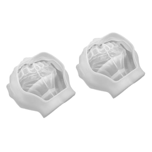 HOMSFOU 2 Stück Epoxidform Blumentopfform Handform Schlüssel Fondant Schimmelherstellung Blumentopf Silikonform Form zur Seifenherstellung Stifthalterform Silikon -Backform Kieselgel von HOMSFOU