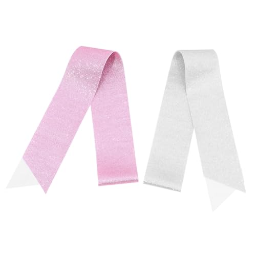HOMSFOU 2 Stück Glitzer Schulterbänder Blanko Sash für Hochzeiten Babypartys Geburtstagsfeiern DIY Dekoration Wiederverwendbar und Bequem für Verschiedene Anlässe HOMSFOU 2 Stück Glitzer Schulterbänder Blanko Sash für Hochzeiten Babypartys Geburtstagsfeiern DIY Dekoration Wiederverwendbar und Bequem für Verschiedene Anlässe von HOMSFOU