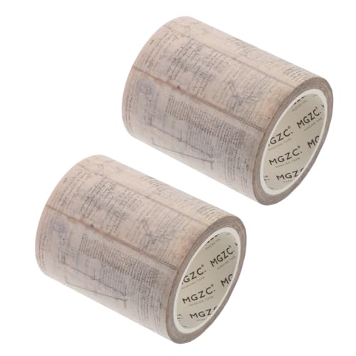 HOMSFOU 2 Stück Gothic-Band scrapbook scheckheft Dekorative Washi Tapes Geburtstagsgeschenk Tape aufkleber dekorative Washi-Klebebänder Klebebänder für Sammelalben Japanisches Papier HOMSFOU 2 Stück Gothic-Band scrapbook scheckheft Dekorative Washi Tapes Geburtstagsgeschenk Tape aufkleber dekorative Washi-Klebebänder Klebebänder für Sammelalben Japanisches Papier von HOMSFOU