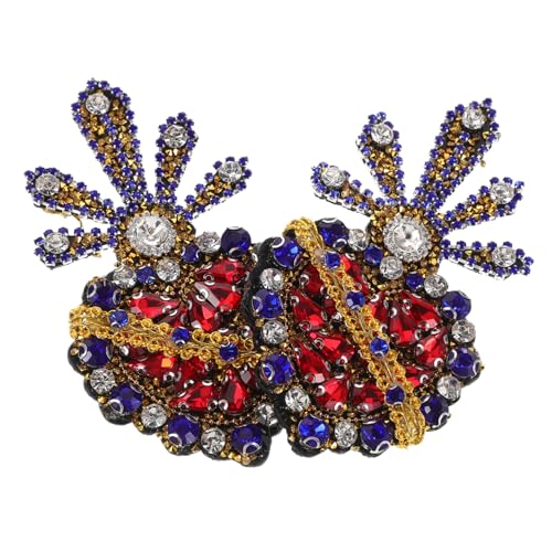 HOMSFOU 2 Stück Herzförmige Strass Perlen Applikationen Handgefertigte Rhinestone Patches Dekorative Beaded Aufnäher für DIY Kleidung und Jacken Glänzende DIY Bekleidungsverzierung HOMSFOU 2 Stück Herzförmige Strass Perlen Applikationen Handgefertigte Rhinestone Patches Dekorative Beaded Aufnäher für DIY Kleidung und Jacken Glänzende DIY Bekleidungsverzierung von HOMSFOU