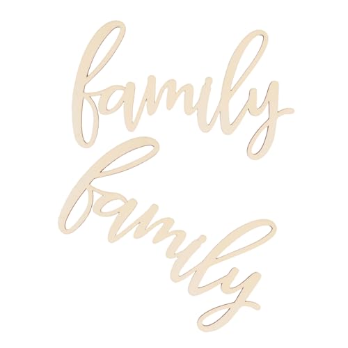 HOMSFOU 2 Stück Hölzernes Heimdekorationszeichen Holzhandzeichen Familienschild aus Holz DIY -Holzschild Bauernhaus Holzschild Zeichen für Zuhause Wandschild aus Holz Holzwortzeichen Khaki HOMSFOU 2 Stück Hölzernes Heimdekorationszeichen Holzhandzeichen Familienschild aus Holz DIY -Holzschild Bauernhaus Holzschild Zeichen für Zuhause Wandschild aus Holz Holzwortzeichen Khaki von HOMSFOU