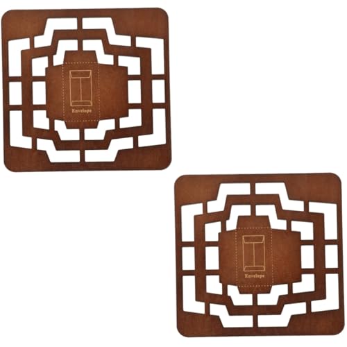 HOMSFOU 2 Stück Hollow Out Umschlag Vorlage Stencil für Diy Bastelprojekte Robuste Langlebige Vorlage für Einladungen Briefe Dankeskarten und Mehr für Designs HOMSFOU 2 Stück Hollow Out Umschlag Vorlage Stencil für Diy Bastelprojekte Robuste Langlebige Vorlage für Einladungen Briefe Dankeskarten und Mehr für Designs von HOMSFOU